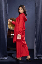 2-PC Silky Grip Shirt with Qlot Trouser CPG22-101